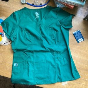 Green UNIVERSAL by Adar Scrub Top